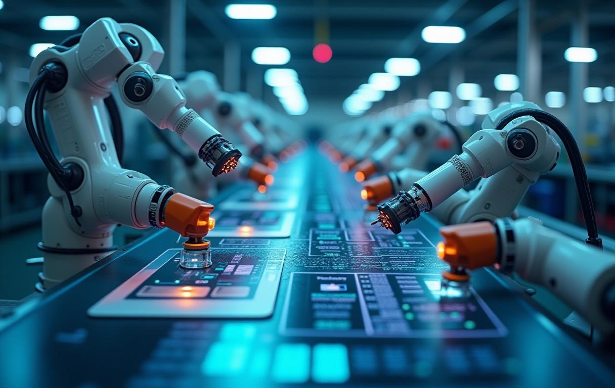 Sistema de manufactura flexible con cambios rápidos de línea